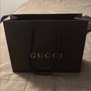 Gucci Monogram Brown Shopping Bag